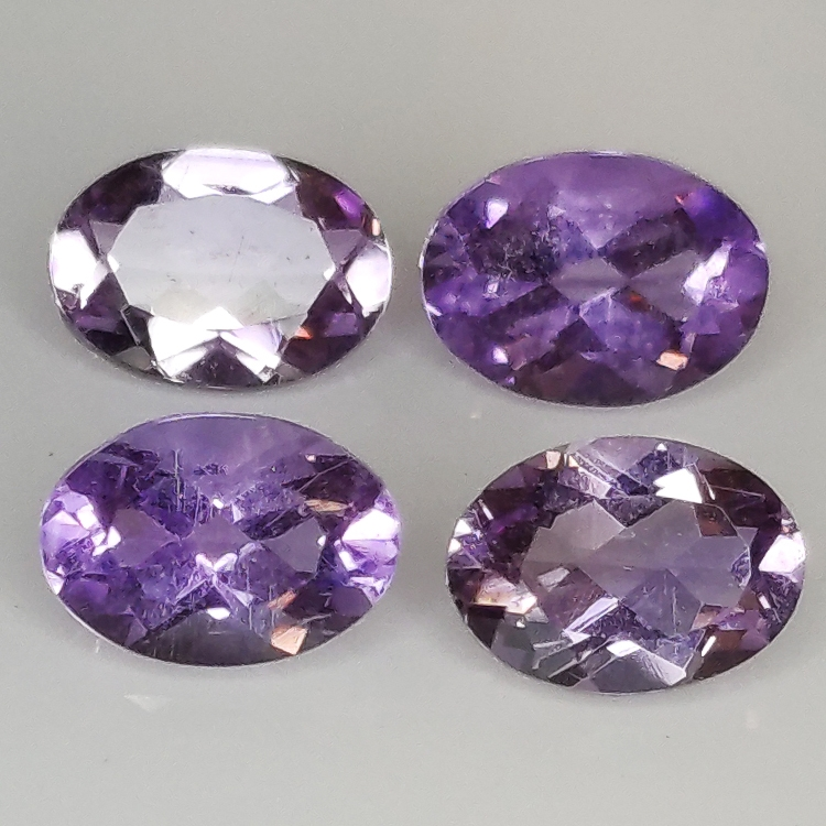 Amethyst oval geschnitten 7.00x5.00mm 5St