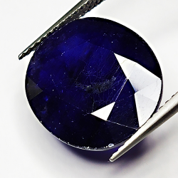 12.90ct Zaffiro Blu taglio ovale 15x13mm