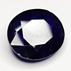 12,90ct Blauer Saphir ovalschliff 15x13mm