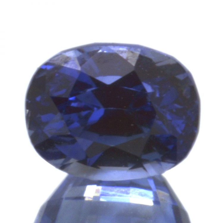 1,17 ct blauer Saphir im Ovalschliff 5,92 x 4,67