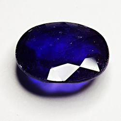 6.71ct Blue Sapphire oval cut 13x12mm