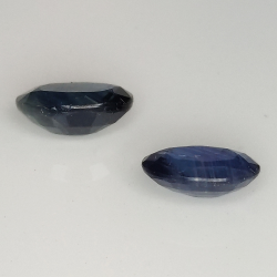 Zaffiro blu taglio ovale 7x5mm 2pz