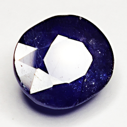 12.10ct Blue Sapphire coupe ovale 14x12mm