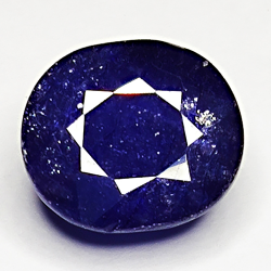 12.10ct Blue Sapphire coupe ovale 14x12mm