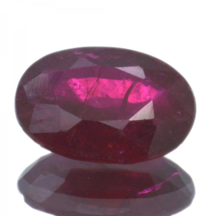 1,24ct Ruby Oval Cut