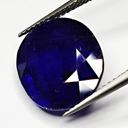 10,75ct Blauer Saphir ovalschliff 14x12mm