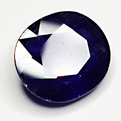 10,75ct Blauer Saphir ovalschliff 14x12mm