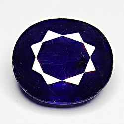 10.75ct Blue Sapphire oval cut 14x12mm