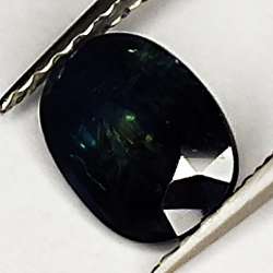 0,99ct Saphir Fête ovale coupe 6x5mm