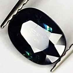 0,99ct Saphir Fête ovale coupe 6x5mm