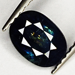 0,99ct Saphir Fête ovale coupe 6x5mm