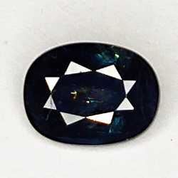 0,99ct Saphir Fête ovale coupe 6x5mm