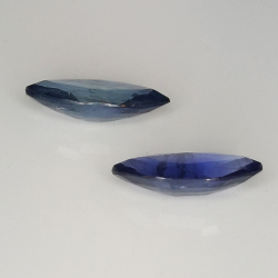 Marquise taille saphir bleu 10x5-8x4mm 2pz