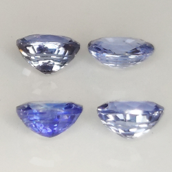 Blue Ceylon sapphire oval cut 5x4mm 2pz