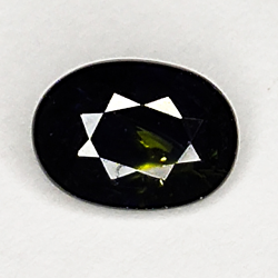 0,88ct Saphir Fête ovale coupe 6x5mm