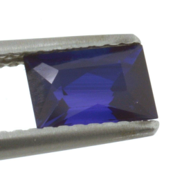 1.14c Blue Sapphire Baguette Cut 6.79x4.74mm