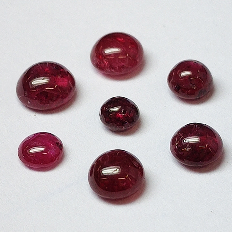 Rubis Cabochon Naturel – 2,96 Carats – Pierre Précieuse Brute Pour Bijouterie