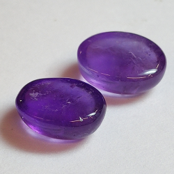 Amethyst oval cabochon 9.00x7.00mm 10pcs