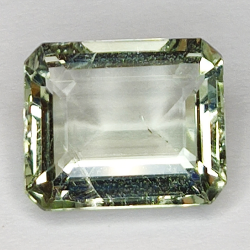 5.15ct Ametista Verde (prasiolite) taglio smeraldo 12x10mm