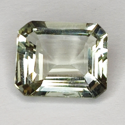 3.24ct Amatista Verde (prasiolita) talla esmeralda 10x8mm