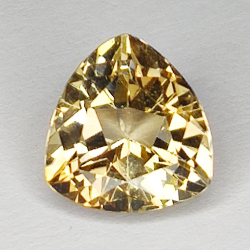 5,73ct Champagner-Topas trillant schliff 11.3x10.7mm