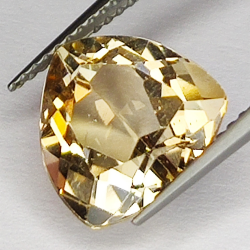 5.73ct Champagne Topaz trilliant cut 11.3x10.7mm