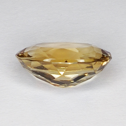 6.61ct Champagne Topaz oval cut 13.9x10.1mm