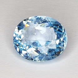 6.59ct Topacio Azul talla oval 12.0x10.2mm