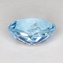 6.59ct Blue Topaz oval cut 12.0x10.2mm