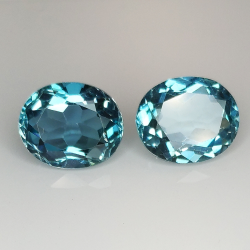 London blue topaz oval cut 11x9mm 1pz