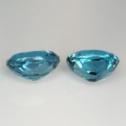 Topazio blu londra taglio ovale 11x9mm 1pz