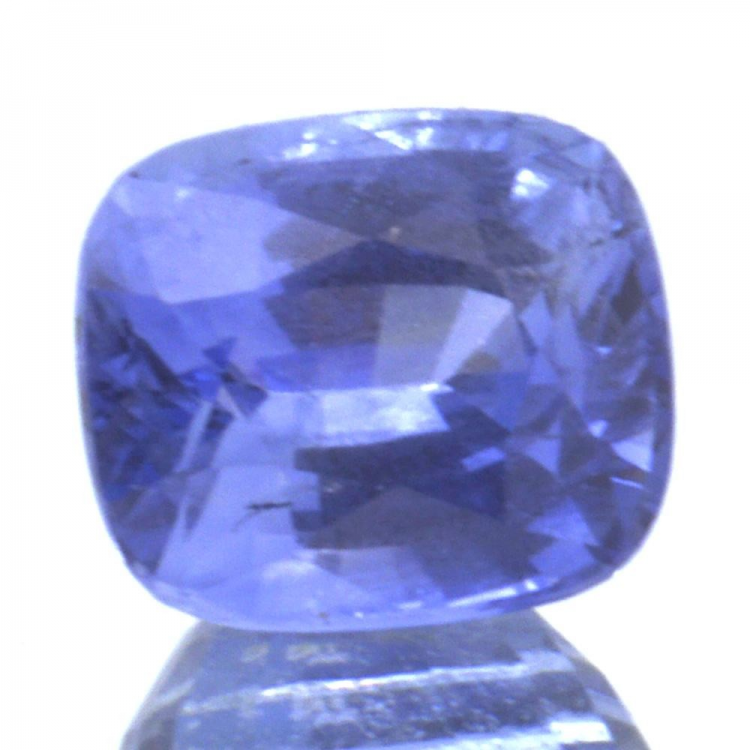 1,07 ct blauer Saphir im Kissenschliff, 5,78 x 5,00 mm