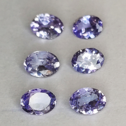 Tanzanite taglio ovale 4x3mm 1ct