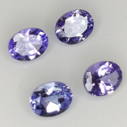 Tanzanite taglio ovale 4x3mm 1ct