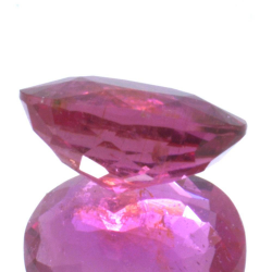 Tourmaline ovale de 1,27 ct, taille 7,98 x 6,11 mm