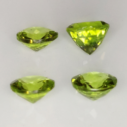 Peridot round size 6-7-8mm 1pz