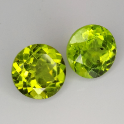 Peridoto taglio rotondo 7mm 1pz