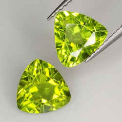 Trilioni di peridoto tagliato 8mm 1pz