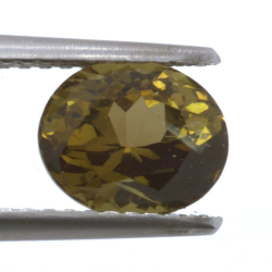 1,84 ct Verdelit-Turmalin im Ovalschliff, 7,82 x 6,48 mm