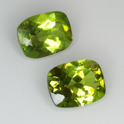 Peridoto taglio cuscino 8x6mm 1pz