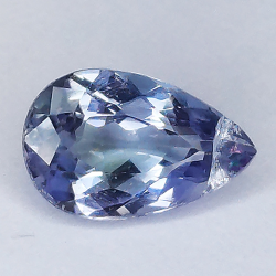 1.02ct Tanzanite pear cut 8.6x5.5mm