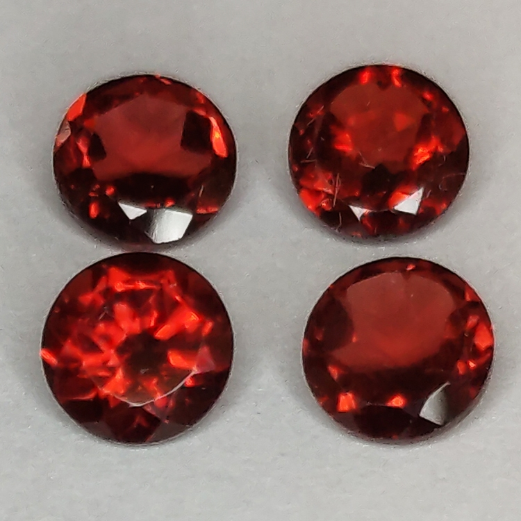 Garnet round cut 5mm 1pz