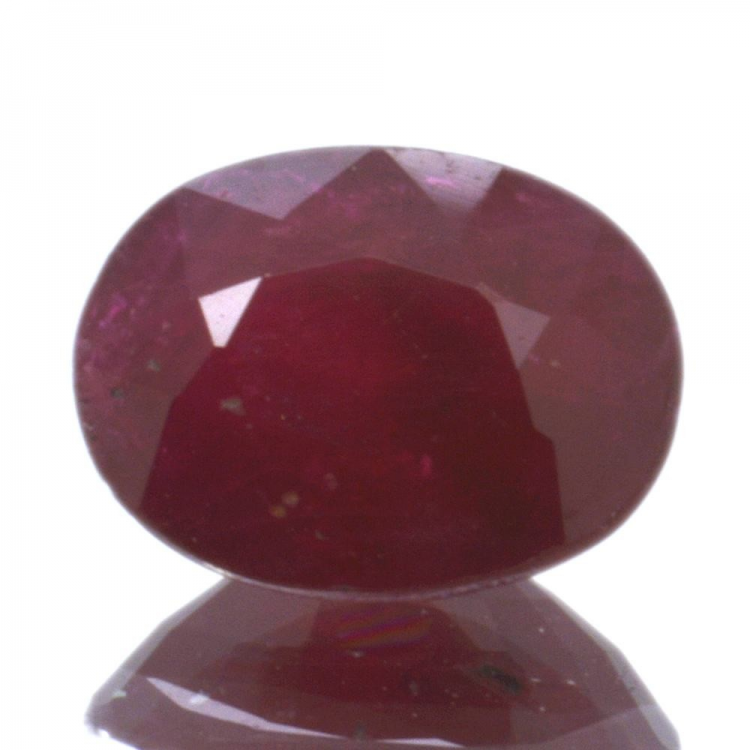 1,60ct Ruby Oval Cut