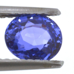 1.24ct Blue Sapphire Oval Cut 6.28x5.48mm