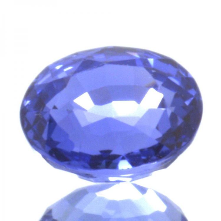 1,24ct Zafiro Azul Talla Oval 6,28x5,48mm