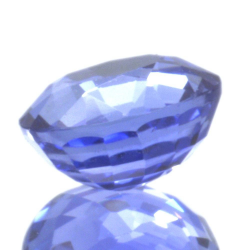 1,24 ct blauer Saphir im Ovalschliff 6,28 x 5,48 mm