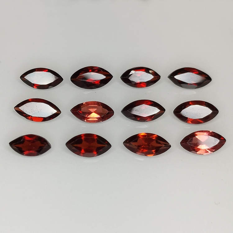 Marquise garnet 6x3mm 1ct