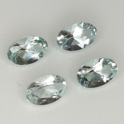 Aguamarina talla oval 5x3mm 1pz