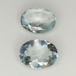 Aquamarine oval cut 8x6mm 1pz