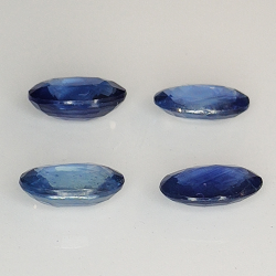 Blue sapphire oval cut 6x4mm 1pc